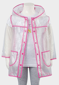 GIRLS CLEAR RAINCOAT