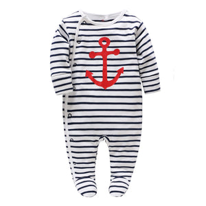 Baby Rompers 100% Cotton Breathable Pajamas Toddler Boys Girls Baby Clothes