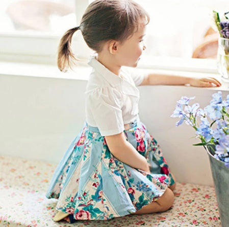 Little Lady Floral A-Line Dress for Baby Girl