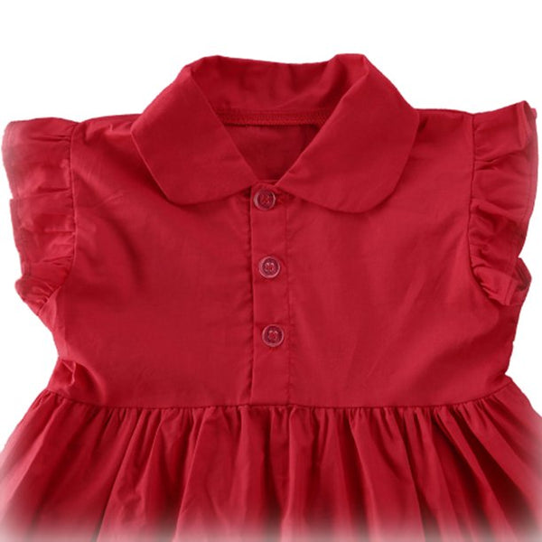 Baby Preppy Style Shirt Dresses