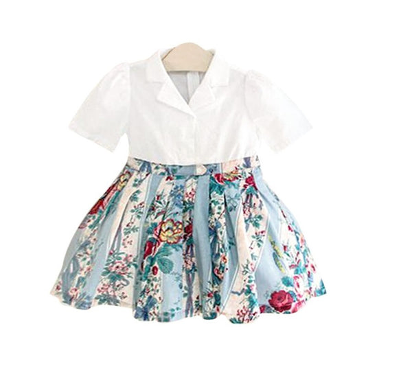 Little Lady Floral A-Line Dress for Baby Girl