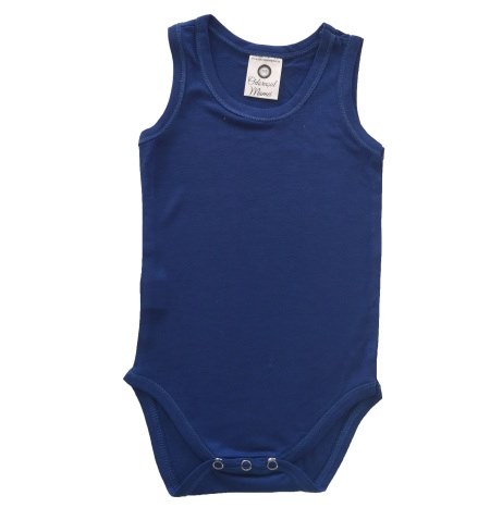 Dark Blue Sleeveless Bodysuit