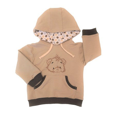 Tracksuit children's / baby set, Teddy Bear pattern, Brown