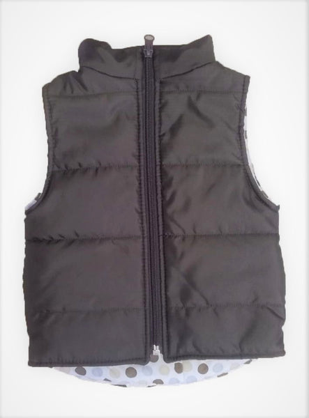 Girls and Boys Vest – Brown