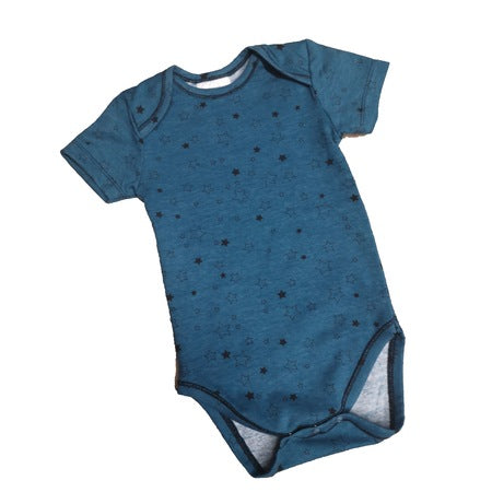 Blue Short Sleeve with Stars Bodysuit