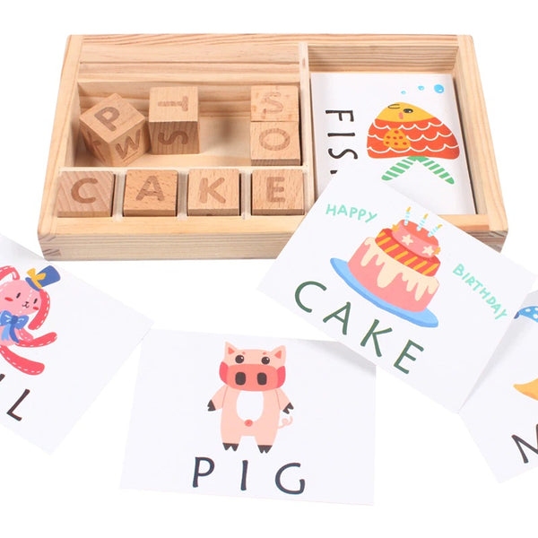 New Wood Spelling Words Game