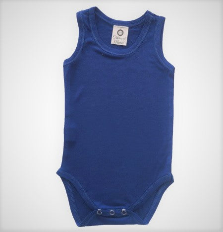 Dark Blue Sleeveless Bodysuit