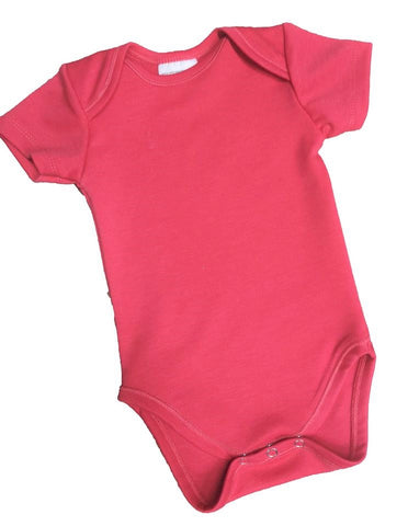 Pink Short Sleeve Bodysuit Babygrow