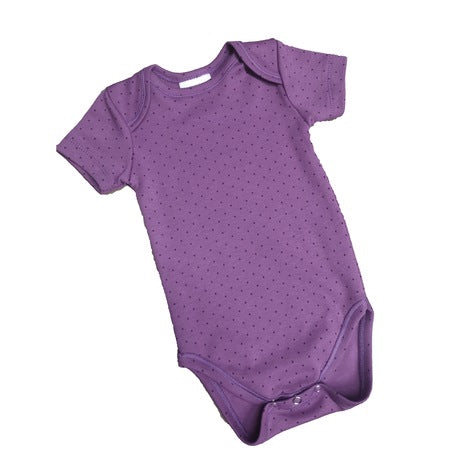 Purple Short Sleeve Bodysuit