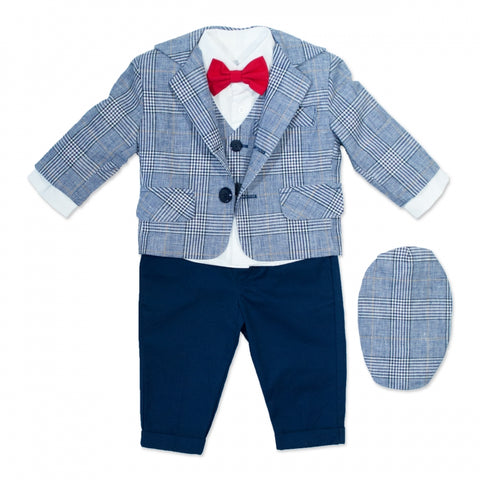 Christening suit for boys - 5 pcs Set