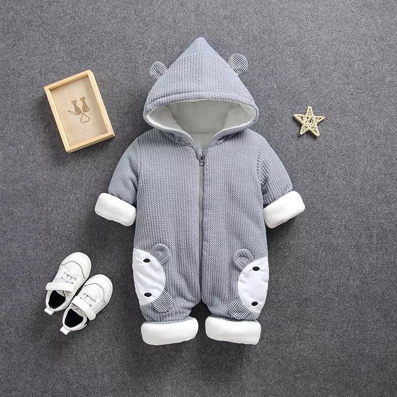 Russia Baby costume rompers Clothes cold Winter Boy Girl Garment Thicken Warm Comfortable Pure Cotton