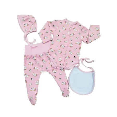 Handmade Newborn baby set  - 4 piece