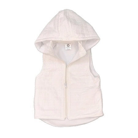 Hooded Vest – White